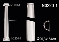 Полуколонна из полиуретана N3220-1