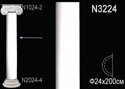 Полуколонна из полиуретана N3224